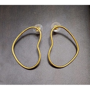 Pendientes de Aro y Colgantes de Latón Hechos a Mano, Chapados en Oro, Estilo Étnico Vintage para Bodas y Fiestas con Perlas y Diamantes - Product Image 2