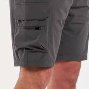 Short Cargo de plage d'été pour hommes séchage rapide Jogging Gym pantalons de randonnée cordon respirant multi-poches décontracté solide - Product Image 5