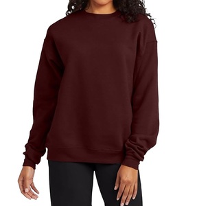 Al Aire Libre superventas nuevo estilo hombres pulóver sudadera hecho en fábrica Color sólido liso alargado de talla grande pulóver sudadera - Product Image 5