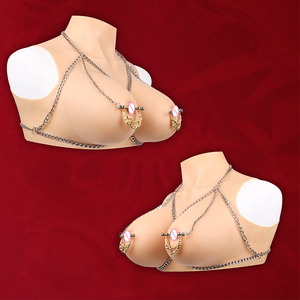 Pezón dorado al por mayor, joyería Sexy, abrazadera para pezón, esclavo BDSM, abrazadera para pezón sexual <span class=keywords><strong>de</strong></span> Metal, colgante <span class=keywords><strong>de</strong></span> cristal <span class=keywords><strong>de</strong></span> peso, productos privados femeninos - Product Image 6