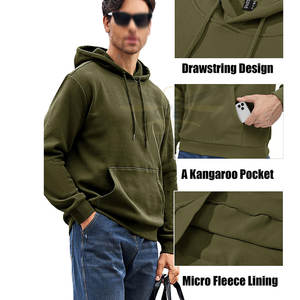 Sudaderas con capucha para hombre de último diseño hechas en Pakistán estilo callejero al por mayor sudaderas con capucha personalizadas de la mejor calidad - Product Image 6