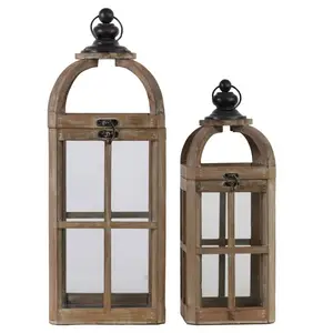 Window Pane Square Candle Holder Lantern Set An Aesthetic Masterpiece A Great Addition Enhancing Ambiance Balance Of Any Home