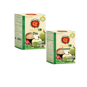 Caja de café instantáneo Hucafood 4 en 1 de alta calidad, capuchino de Vietnam, coco, sabor vietnamita, crema de café instantáneo, sabor a azúcar - Product Image 6