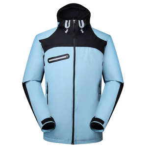 Chaqueta Cortavientos de Invierno Personalizada para Hombre, Abrigo Impermeable y Cortavientos de Alta Calidad con Textura, Cuello Alto y Logotipo Frontal - Product Image 6