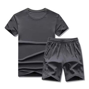 Custom Logo <b>Men's</b> Clothing Summer <b>Tracksuit</b> <b>Shorts</b> Sets 2 Piece Cotton T Shirt and High Street Wear <b>Shorts</b> <b>Men</b> Set 2025 - Product Image 1