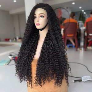 Perruques de couleur naturelle bouclées noires de haute qualité de cheveux humains vietnamiens vrais cheveux humains 2025 - Product Image 5