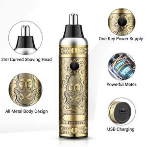 Cortadora de Pelo Inalámbrica Profesional para Hombre, Kit de Recortadora de Barba, Afeitadora Eléctrica LED, Máquina de Corte de Pelo, Fuente de Alimentación USB, Batería - Product Image 4