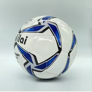 2023 Wholesale Price High Quality Size 4 Blue <b>White</b> PU Leather <b>Football</b> Thermal Bonded Soccer Ball - Product Image 5
