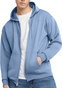 Vente en gros Sweats à capuche épais et chauds en coton Sweatshirts zippés Vêtements ordinaires Sweats à capuche zippés personnalisés pour hommes - Product Image 3