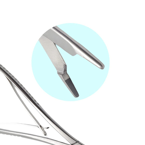 Mathieu dentaire orthodontique porte-aiguille manuel anti-acide en acier inoxydable coussin de luxe poignée 3 positions de mâchoire - Product Image 6