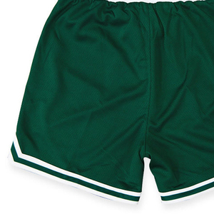 Pantalones cortos de baloncesto personalizados BSCI verano hombres malla atlética gimnasio deportes entrenamiento cordón pantalones cortos casuales con bolsillo - Product Image 3