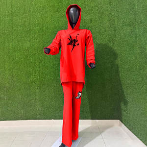 Sweat à capuche long coloré pour femmes survêtement couleur unie survêtement à capuche pour femmes sweat à capuche long pour musulman - Product Image 1