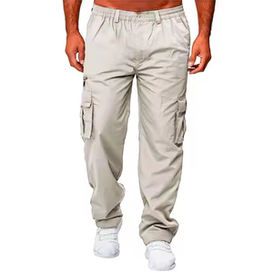 Custom Best Solid Color Mens <b>Cargo</b> Pant With Multi Pockets Half <b>White</b> Color Quick Dry <b>Cargo</b> Pants for Adult - Product Image 1