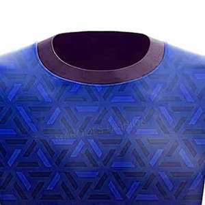 Camiseta deportiva de cuello redondo para hombre, camiseta de sublimación de precio razonable con impresión digital OEM de manga corta de Color sólido con letras - Product Image 4