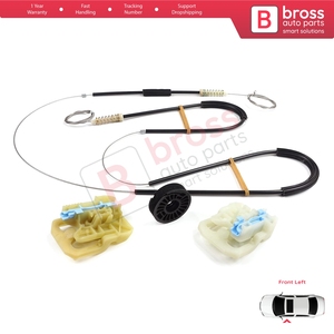 Juego de Reparación de Elevalunas BWR5560, Puerta Delantera Izquierda para Octavia MK3 III 5E 2012-2021 4/5 Puertas 5E0837461 - Product Image 5