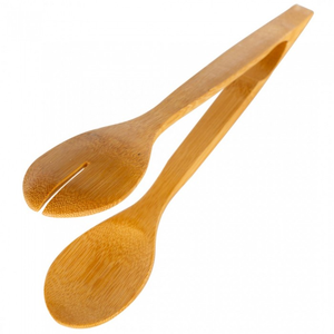 Pince en bois d'acacia la plus exigeante Pince en bois de qualité supérieure pour servir des aliments à l'hôtel et au restaurant - Product Image 3