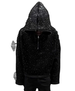Streetwear à capuche pour hommes 100% coton Basics bonne qualité hiver épais polaire impression personnalisée Logo lourd approvisionnement OEM - Product Image 2
