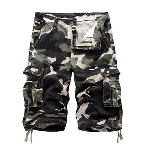 Short d'été pour hommes Short d'été pour hommes Short cargo décontracté multi-poches long multi-poches pour hommes - Product Image 4