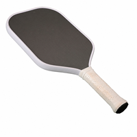 Raquette de pickleball ultra-légère en fibre de carbone, ovale standard, noyau de 16 mm, longueur de 42 cm, poids de 230 g, qualité compétition, pour l'extérieur