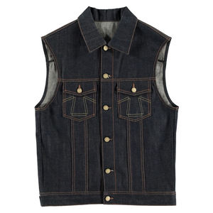 Chaleco de mezclilla sin mangas ajustado Vintage informal de verano para hombre, pantalones vaqueros rasgados transpirables de alta calidad, chaleco de talla grande, precio barato - Product Image 1