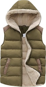 Chaqueta de algodón personalizada de Invierno para mujer con capucha, ropa de abrigo informal, chaqueta acolchada de lana de talla grande cálida para mujer, chalecos acolchados y chalecos - Product Image 2