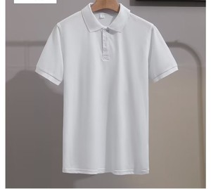 Polo personalizado OEM para hombre, camiseta de manga corta con solapa fina de verano para hombre, Polo de media manga informal holgado de moda de estilo coreano - Product Image 3
