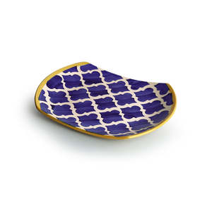 Par de platos de cerámica pintados a mano marroquíes, platos de sopa de 25,4 cm, patrón personalizable para hoteles y fiestas, Juego de 2 - Product Image 4