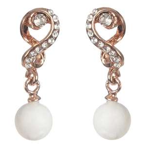 Urbana Austrian Stone Gold Plated <b>Fine</b> <b>Cuff</b> Dangler <b>Earrings</b> Model 1306848 - Product Image 1
