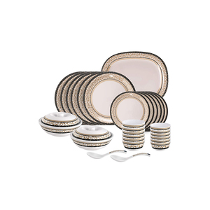 Juego de 16 piezas de vajilla de melamina de diseño, juego de cena de calidad prémium hecho a mano al mejor precio - Product Image 5