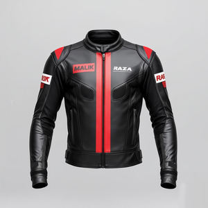 Meilleure vente, veste en cuir véritable imperméable faite à la main de haute qualité pour hommes, vestes de moto en cuir robustes sur mesure - Product Image 1
