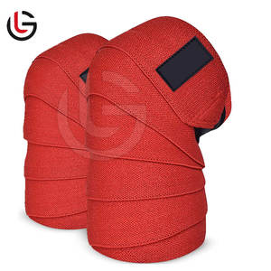 Best Selling Wholesale Custom <b>Knee</b> Wrap Powerlifting Gym Training <b>Compression</b> Workout <b>Knee</b> Wraps - Product Image 2