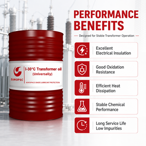 Aceite para Transformadores SINOPEC <span class=keywords><strong>Great</strong></span> Wall I-0 I-10 I-20 I-30 I-40, Aceite Aislante de Alto Voltaje, Tambor de 170 kg, Fluido Refrigerante Dieléctrico - Product Image 4