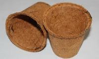 Support de jardinage en pot de coco en fibre de coco de haute qualité pour cultiver des pots de fleurs en coco naturel bonsaï de forme ronde