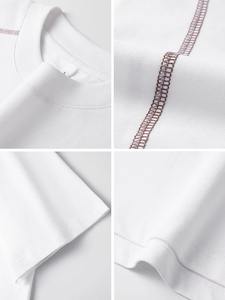 เสื้อยืดแบรนด์ดัง สไตล์อเมริกัน ลำลอง ผ้าคอตตอนหนา คอกลม แขนหลวม ไหล่ตก 240 100% ผ้าฝ้าย ลดราคาสุดฮอต สินค้ามาใหม่ - Product Image 3