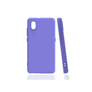 Funda de Teléfono TCL L7-NXXA Lila de Alta Calidad, Fundas Traseras de TPU de Silicona Suave para A22 y A50, Diseño de Protección con Ribete - Product Image 1