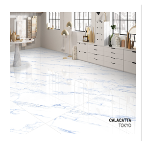 Diseño moderno brillante 600x1200mm porcelana pulida baldosas de cerámica estilo mármol de impresión para decoración de habitación moderna - Product Image 1