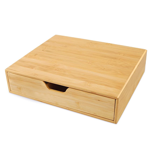 ลิ้นชักเก็บฝักกาแฟไม้ไผ่ธรรมชาติระดับพรีเมียมทําด้วยมือขายส่งราคาดีจากเวียดนาม - Product Image 4