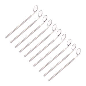 Espejo Bucal Dental Personalizado con Mango Largo de Acero Inoxidable, Hecho en Pakistán, Manual, Certificado CE, Herramienta de Examen Dental SurgiRight - Product Image 4