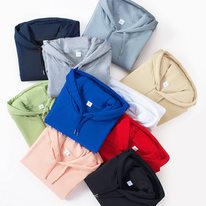 เสื้อฮู้ดผ้ากำมะหยี่เนื้อนุ่มพิเศษสำหรับผู้ชาย680กรัมเสื้อมีฮู้ดและเสื้อกันหนาวแบบสวมหัวหนาให้ความอบอุ่นสำหรับผู้ชาย - Product Image 2