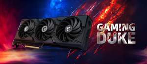 M S I Ge Force R T X 5 060 8G GAMING DUKE 3X OC Gaming G r a p h i c s C a r d G P U R T X 5060 8G para juegos PC de escritorio blanco - Product Image 3