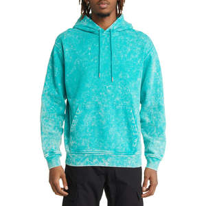 Nueva llegada 2025 Sudadera con capucha de lavado ácido de gran tamaño para hombres Casual 100% algodón invierno esencial - Product Image 4