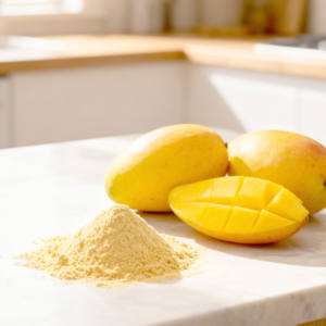 Poudre de mangue Carabao mûre séchée par pulvérisation |   Poudre de mangue naturelle des Philippines |   Produits alimentaires de qualité alimentaire, OEM, marque privée - Product Image 1