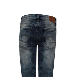 กางเกงยีนส์ทรงตรงระบายอากาศได้ดีสำหรับผู้ชายและผู้หญิง - เอวสูง ผ้าโพลีเอสเตอร์/คอตตอน ยืดหยุ่นได้ - Product Image 4