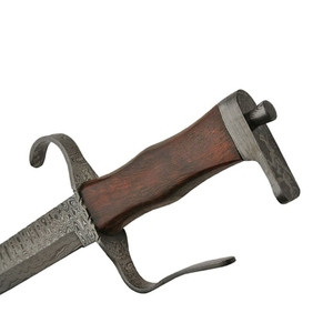 Vente chaude À La Main De Haute Qualité En Acier Damas Lame Fixe En Plein Air Chasse Camping Mini Épée - Product Image 3