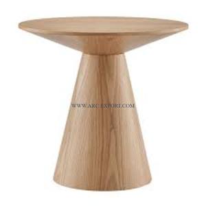 Table d'appoint avec base en bois de bambou et dessus en métal plaqué or avec table basse en métal de grande taille de la plus haute qualité d'Inde - Product Image 2