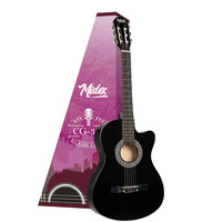 Midex CG-395BK 4/4 Kesik Gövdeli Klasik Gitar Ayarlanabilir Truss Rod'lu Ladin Ağacı Başlangıç Seviyesi