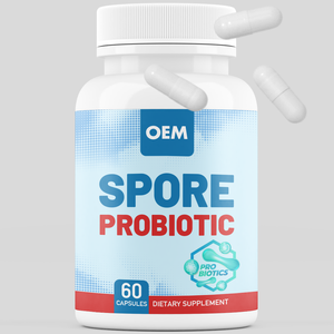 Private Label Spore Probiotica 60 Capsules 100% Spore-gebaseerd spijsverterings supplement Aardbaserende Probiotica Vegan Capsules - Product Image 4