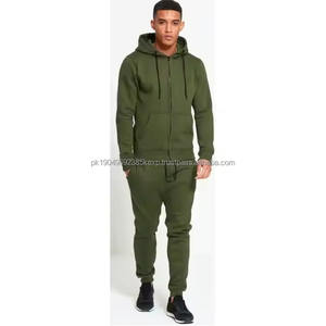 Conjunto de 2 Piezas para Hombre, Sudadera con Doble Cremallera y Pantalones Deportivos con Pedrería, 350 g/m², Estilo Urbano, Tallas Grandes - Product Image 5