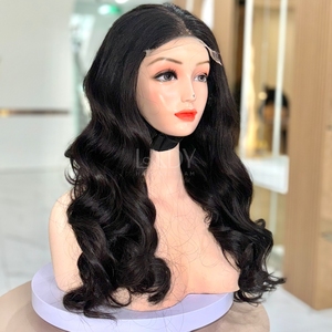 Belle perruque pour les femmes noires meilleure qualité 100% cheveux humains vietnamiens ondulés perruques de couleur naturelle de cheveux Uprocesed - Product Image 2