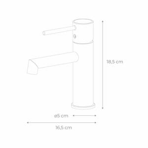 Grifo de Lavabo Monomando K2O LUSSO Color Negro - Product Image 4